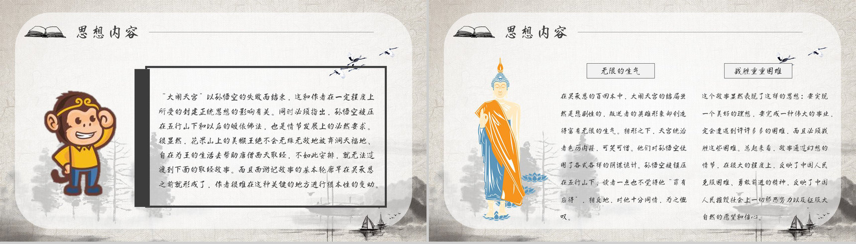 《西游记》作品简介名著知识点梳理教师备课PPT模板-9