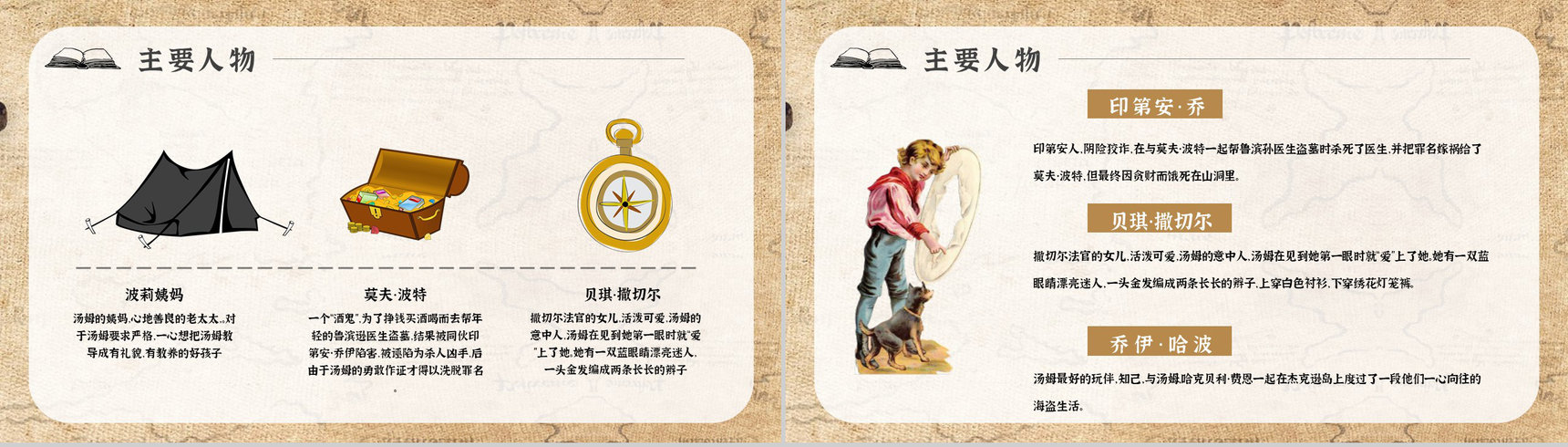 名著读后感《汤姆索亚历险记》艺术特色教师备课PPT模板-10
