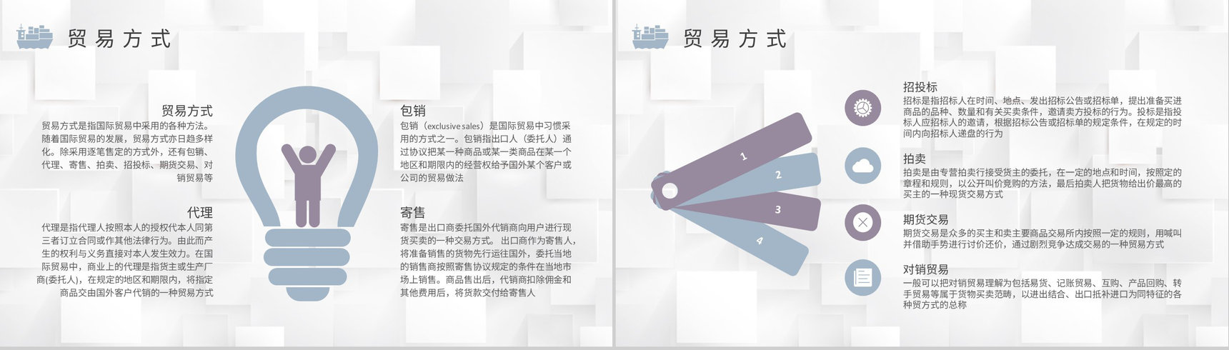 进出口贸易业务流程知识总结企业员工岗位技能培训心得PPT模板-5