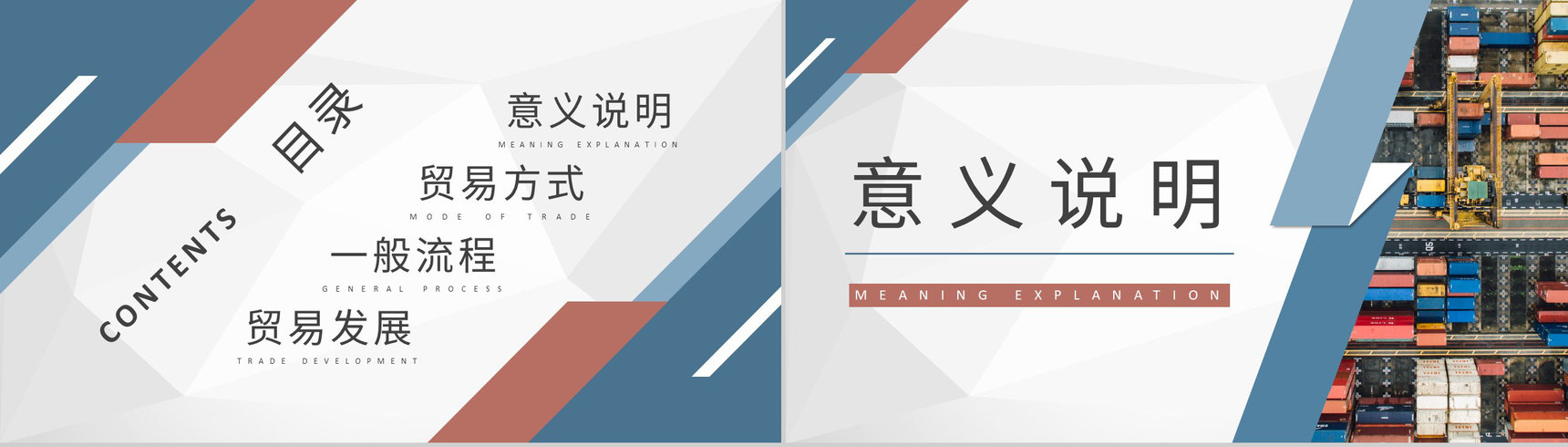 物流行业公司报关出口贸易流程培训外贸跟单流程说明PPT模板-2