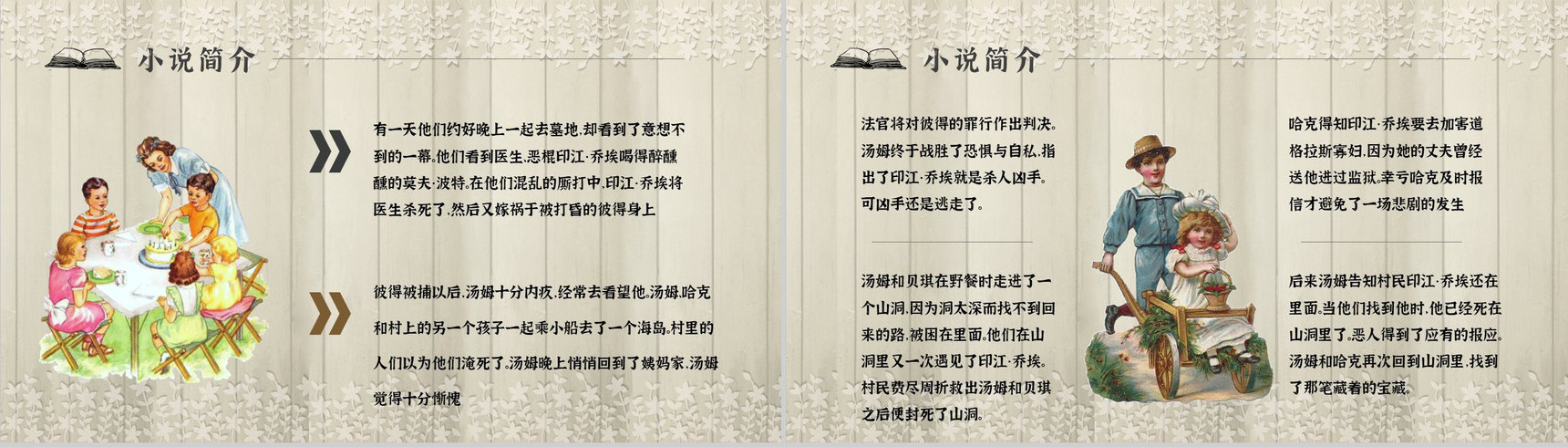 《汤姆索亚历险记》作品简介名著知识点梳理教师备课PPT模板-5