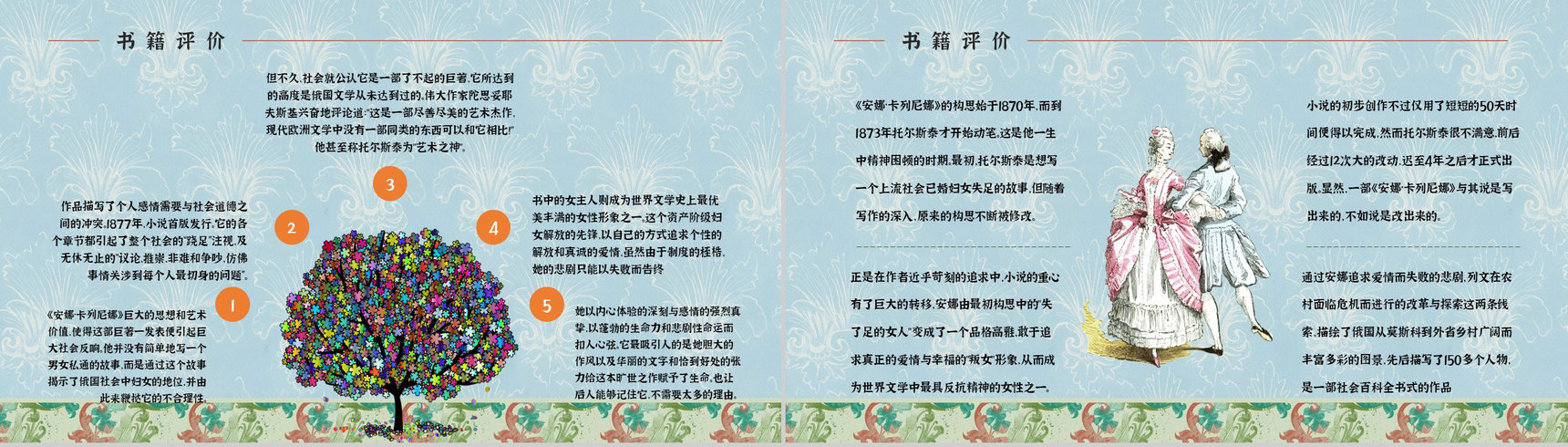 《安娜卡列尼娜》经典长篇小说作品介绍读书心得交流分享通用PPT模板-11