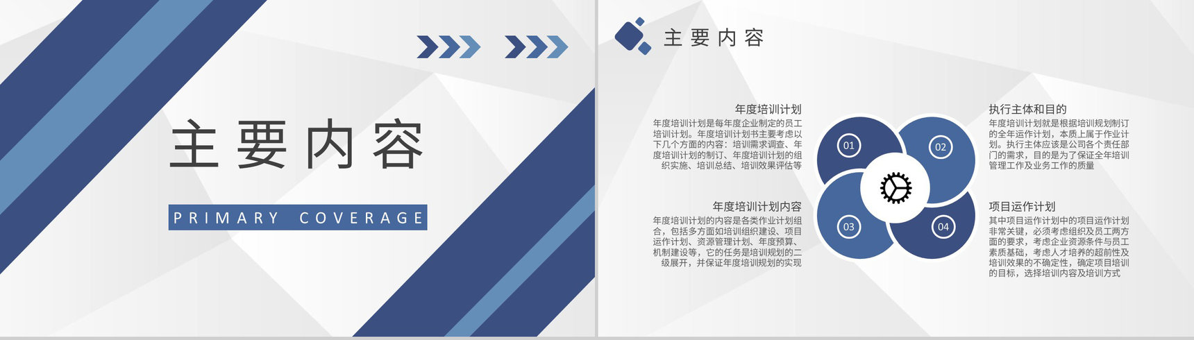 金融公司员工年度培训计划部门管理建设发展工作总结PPT模板-4