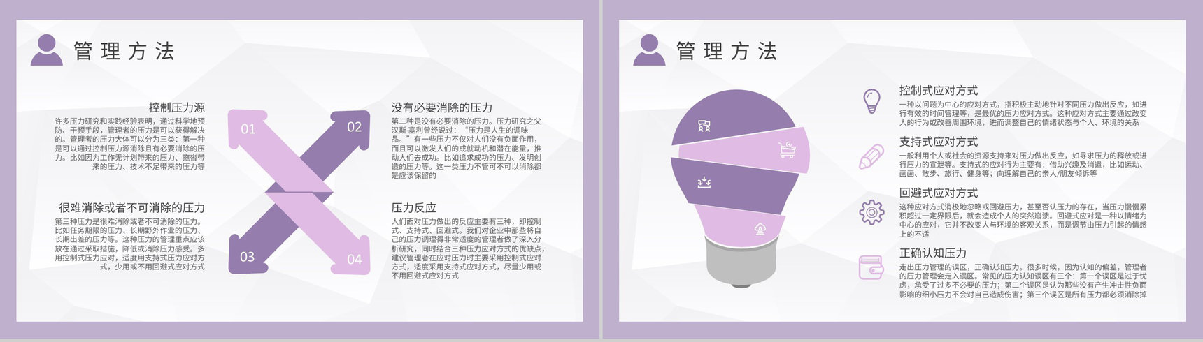 企业员工心理减压方案情绪与压力管理培训讲座心得PPT模板-5