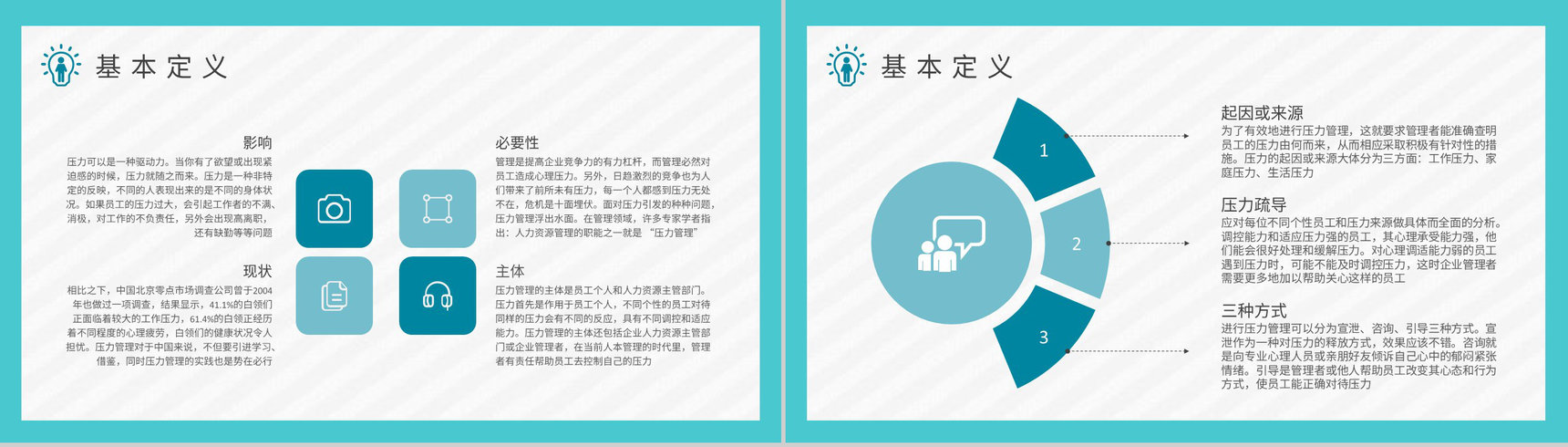 压力管理策略学习总结公司员工职场减压方法培训PPT模板-5