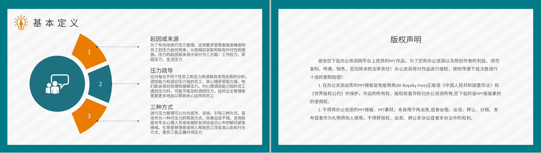 职场压力管理培训课件部门员工心态管理知识总结PPT模板-8