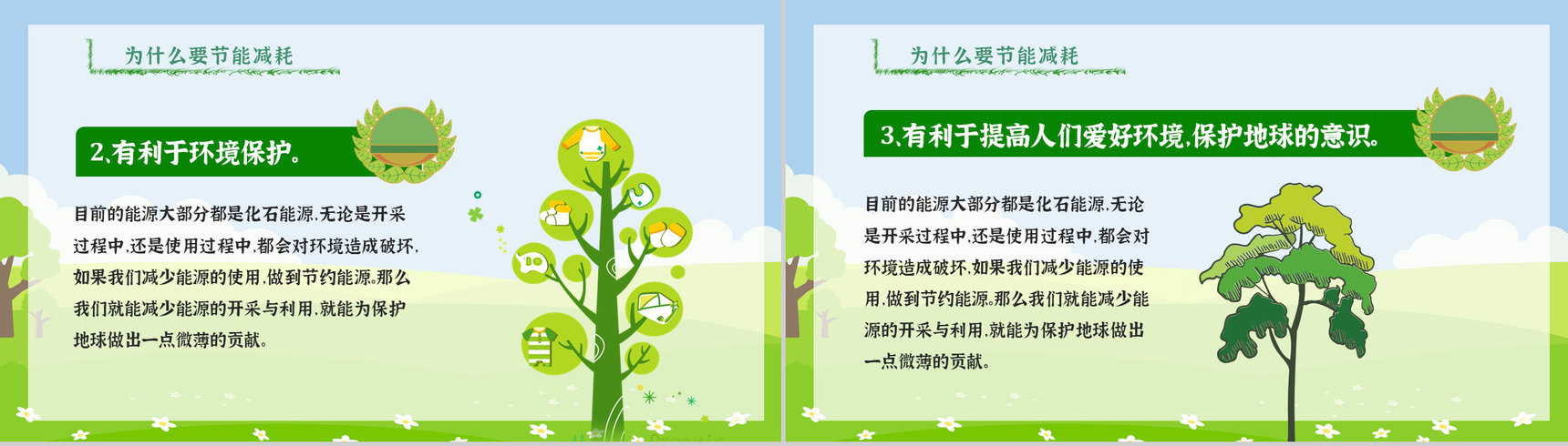 节能宣传周主题活动文案教育意义PPT模板-7