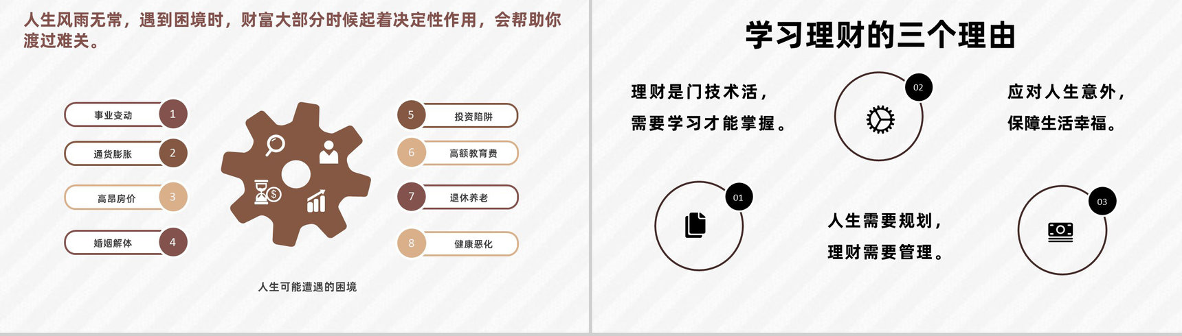 金融行业投资理财投资管理企业咨询管理培训专用PPT模板-3
