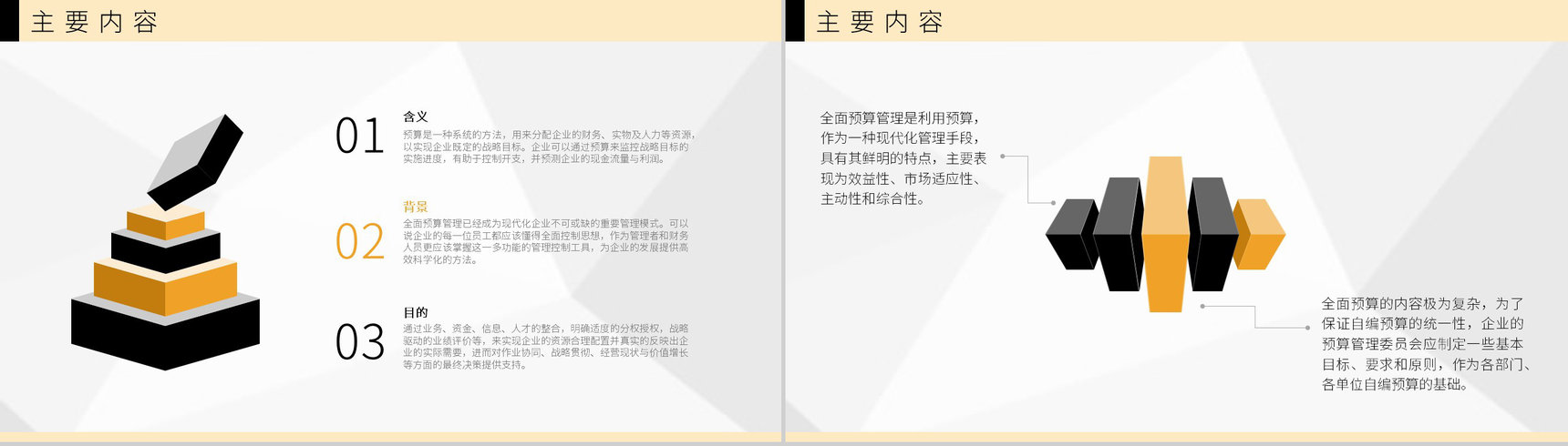 全面预算管理案例分析财务管理内部成本控制专用PPT模板-3