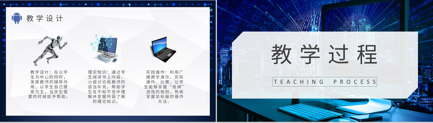 信息技术教学设计过程培训教师讲课工作汇报PPT模板-4