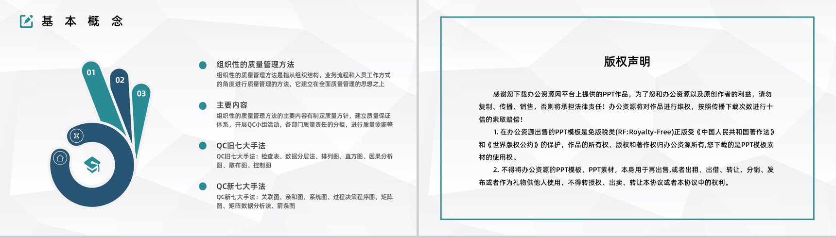 公司品质意识与QC七大手法图表数据分析讲解员工心得体会PPT模板-8