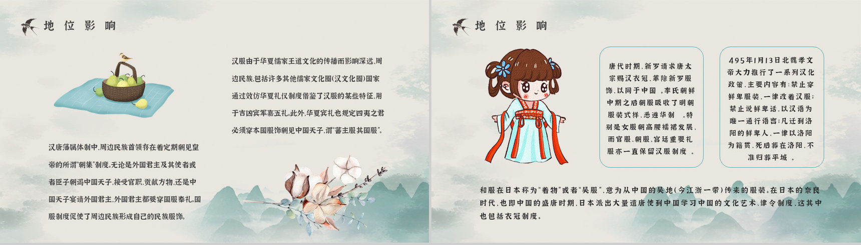中国传统服饰汉服文化宣传活动主题讲座古典文化知识培训PPT模板-4