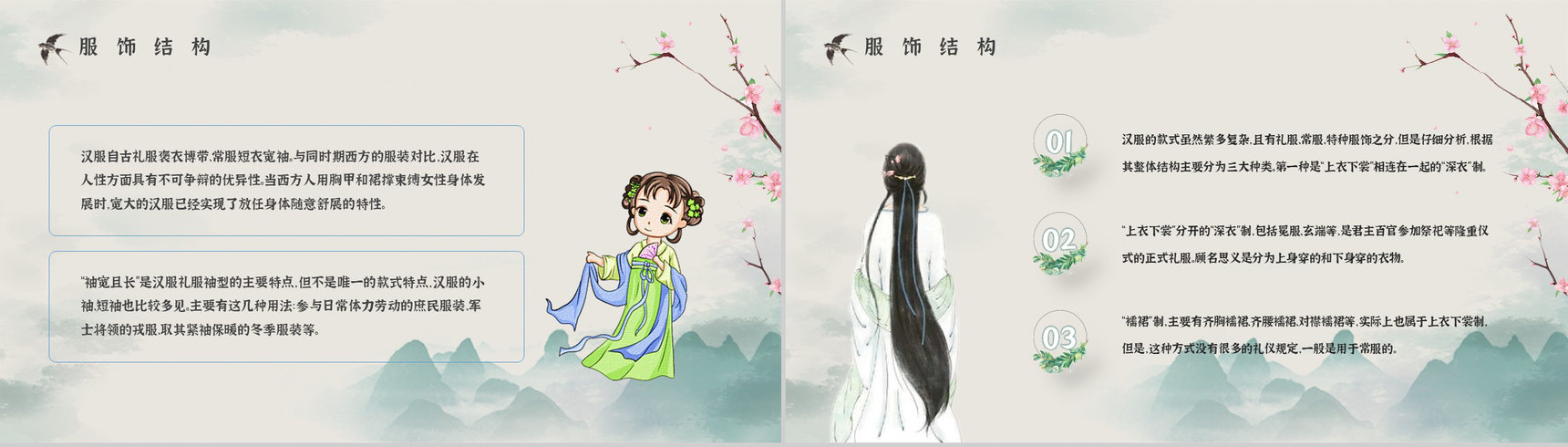 中国传统服饰汉服文化宣传活动主题讲座古典文化知识培训PPT模板-7