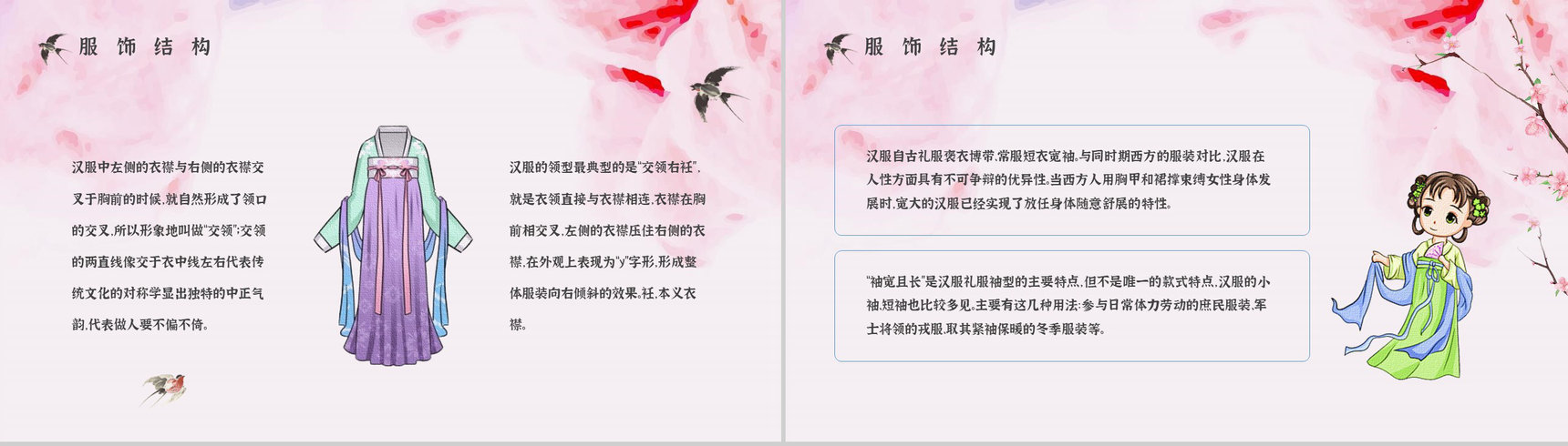 中国传统文化汉服文化主题活动策划方案计划演讲宣传通用PPT模板-8