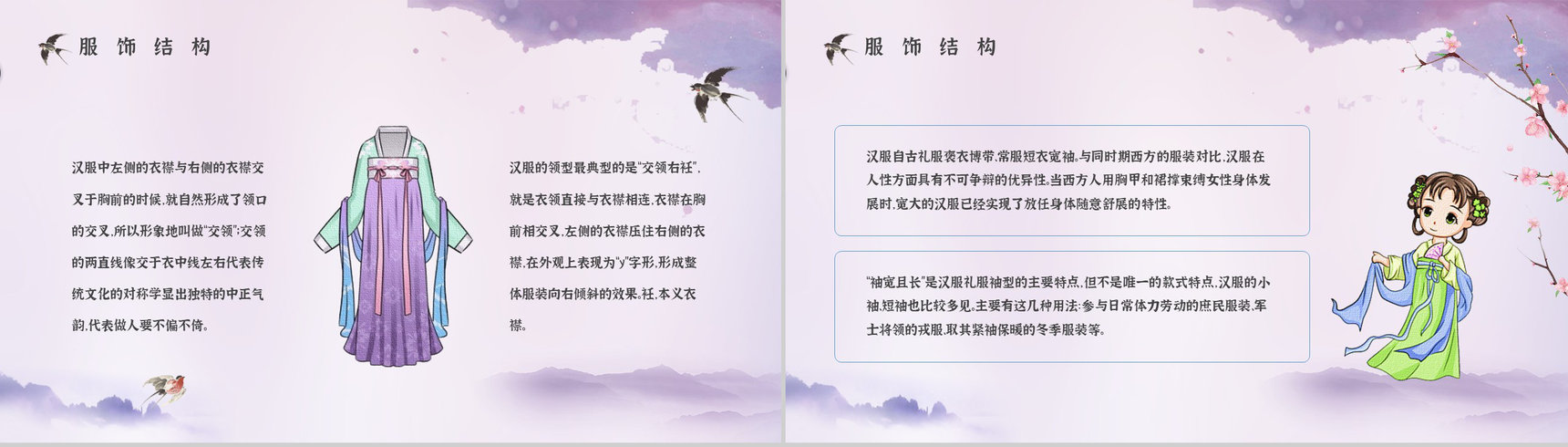 汉服文化主题活动策划方案汉服形制及种类知识普及培训PPT模板-3