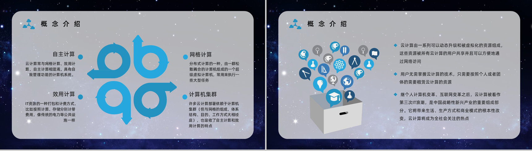 大数据引领未来科技云计算云服务技术介绍互联网IT行业技能培训PPT模板-6