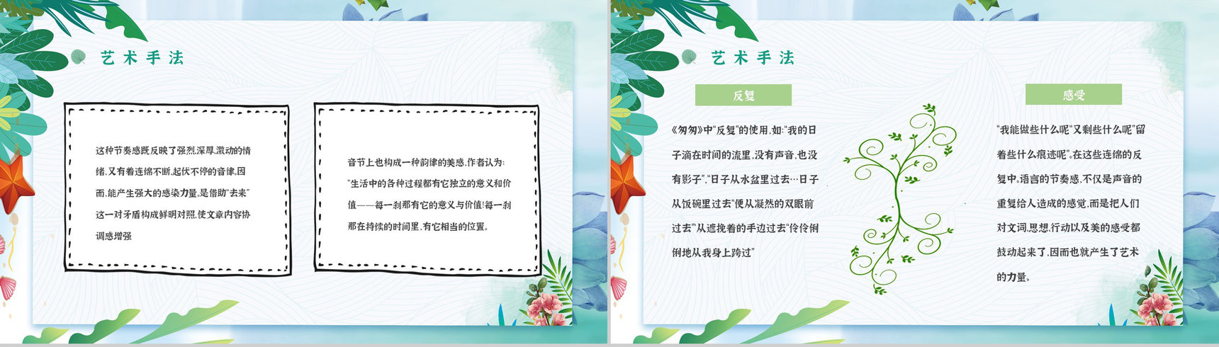 中学必读名著《匆匆》人物分析心得体会PPT模板-3