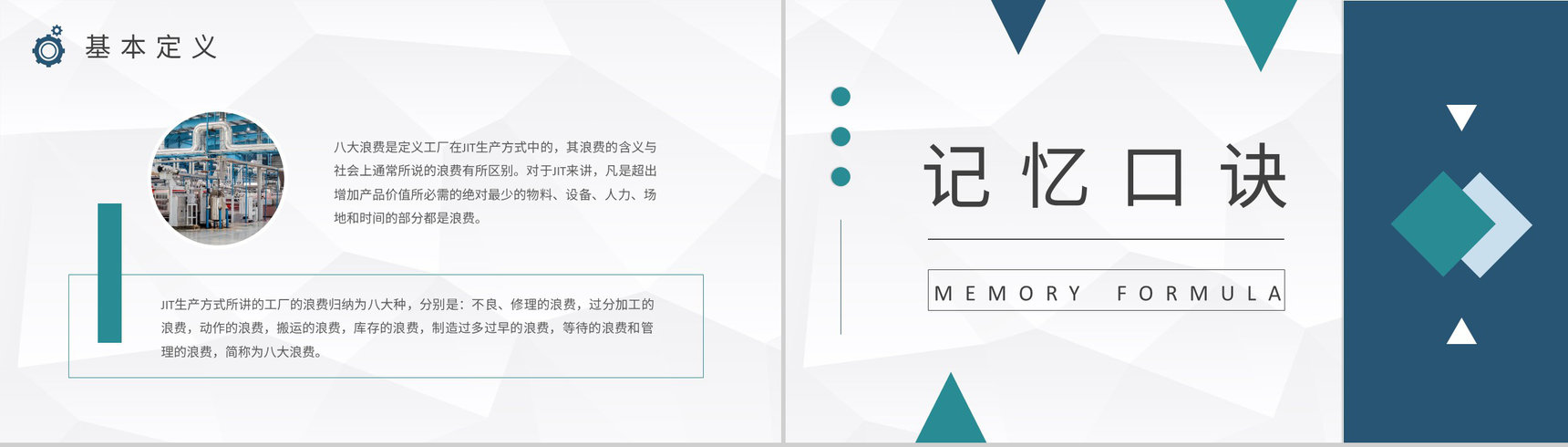 工厂八大浪费内容总结企业JIT生产方式管理培训PPT模板-7
