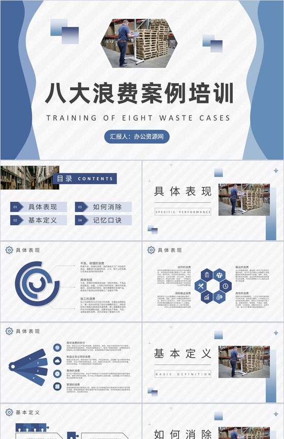 工厂员工八大浪费案例培训生产车间管理要求