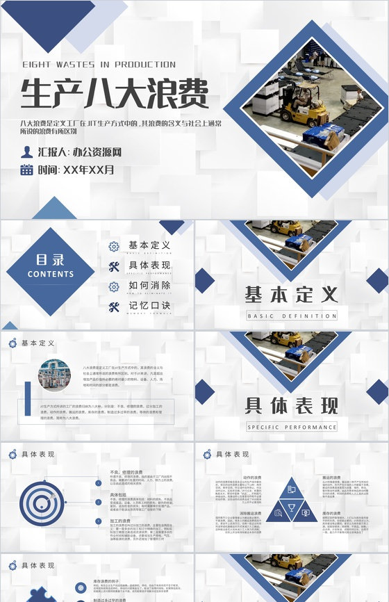 生产八大浪费知识总结工厂JIT生产方式学