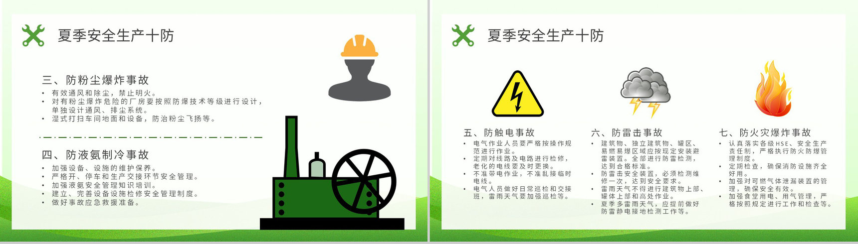 工人户外作业安全防护措施学习夏季安全生产知识培训内容总结PPT模板-3