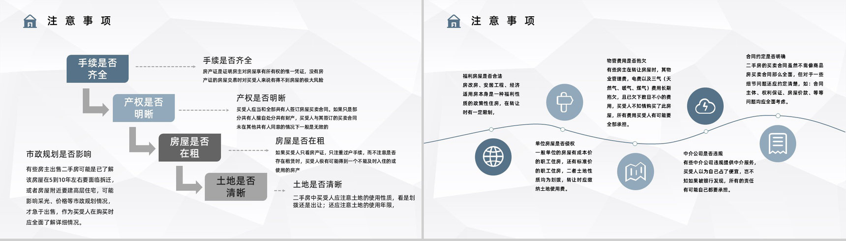 个人买房二手房银行贷款注意事项按揭流程购房信息了解PPT模板-10