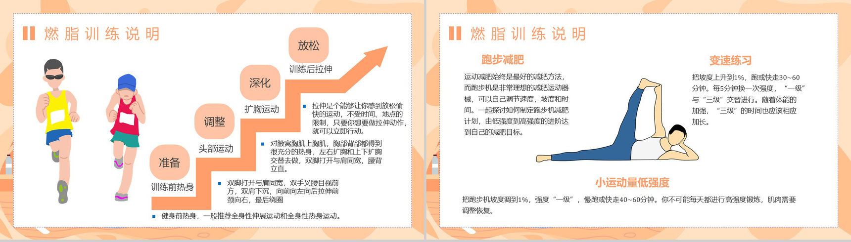 健身夏季减肥运动方案健康讲座美体瑜伽PPT模板-7