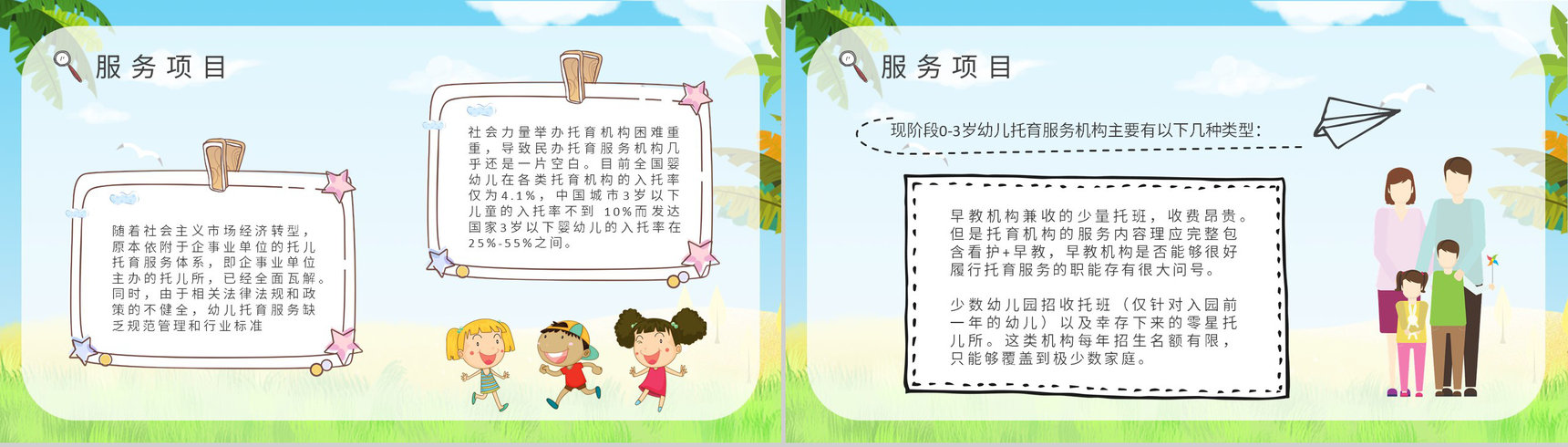 托育服务供给状况调查服务项目经营范围开办托育中心手续PPT模板-5