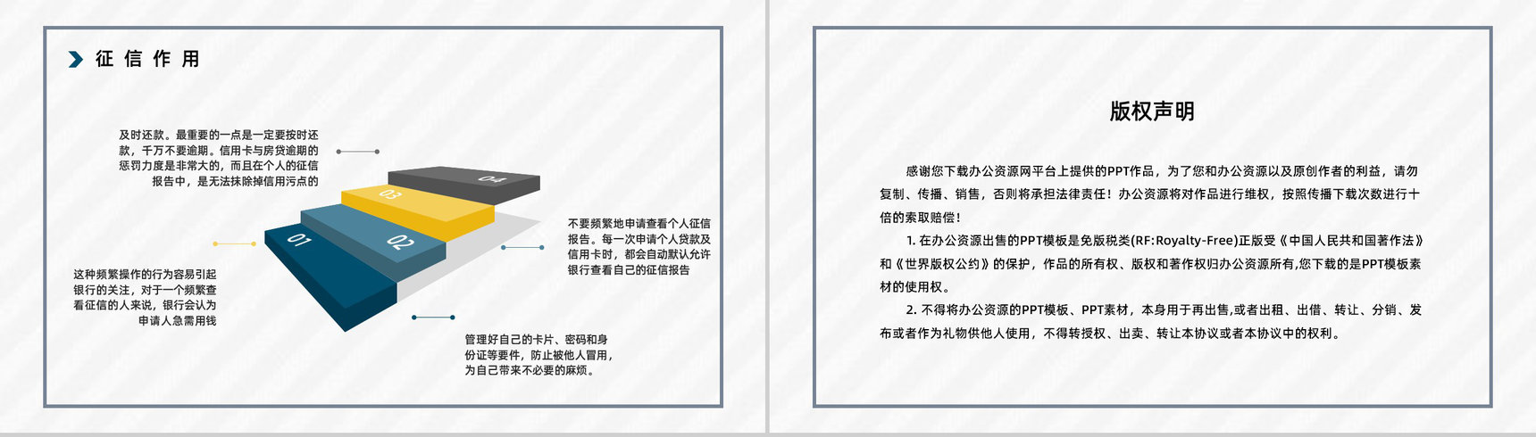 个人征信基础知识培训信用概念及其作用讲解宣传讲座PPT模板-11