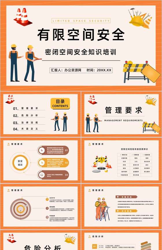 密闭空间有限空间安全措施知识培训工人作业