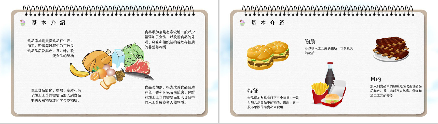 教育宣传食品安全健康普及食品添加剂的利与弊基础知识学习PPT模板-3