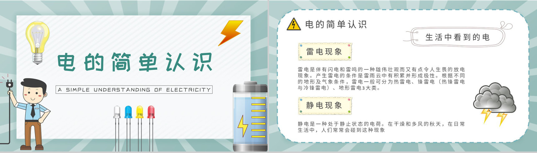 用电安全教案总结居民日常生活用电知识学习心得体会PPT模板-4