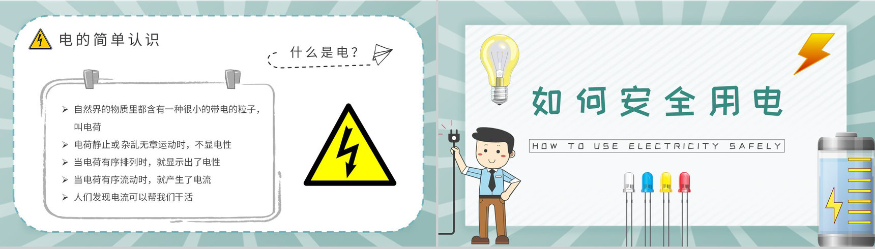 用电安全教案总结居民日常生活用电知识学习心得体会PPT模板-5