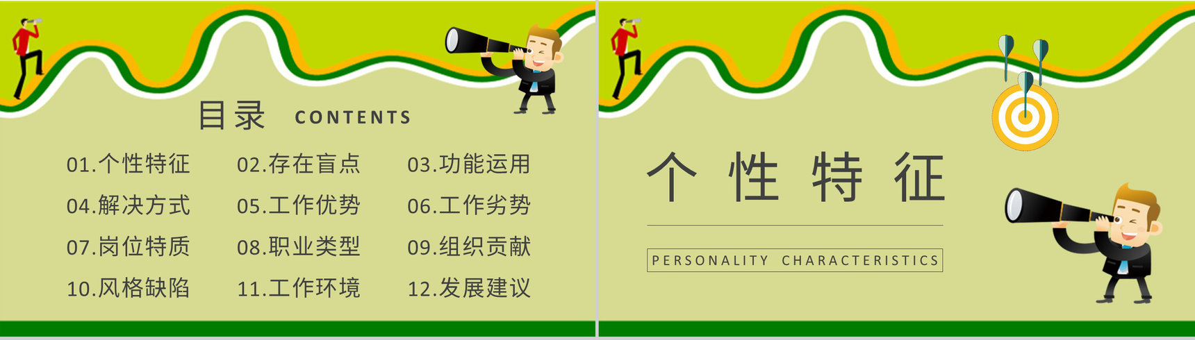 MBTI性格分析INFJ人格类型个性特征描述工作中的优势和劣势说明PPT模板-2