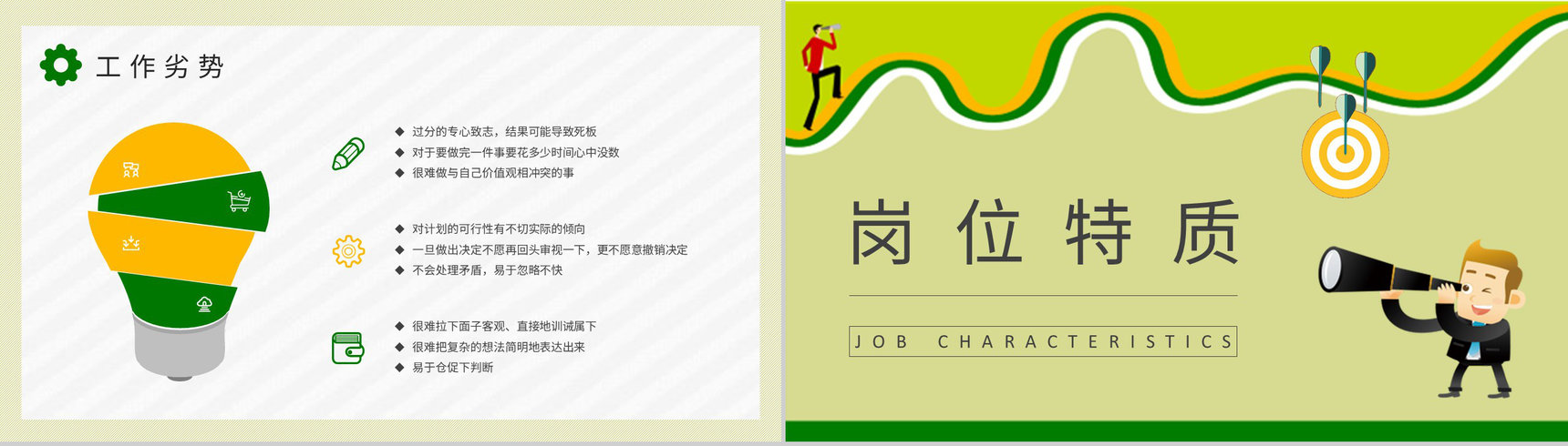 MBTI性格分析INFJ人格类型个性特征描述工作中的优势和劣势说明PPT模板-11
