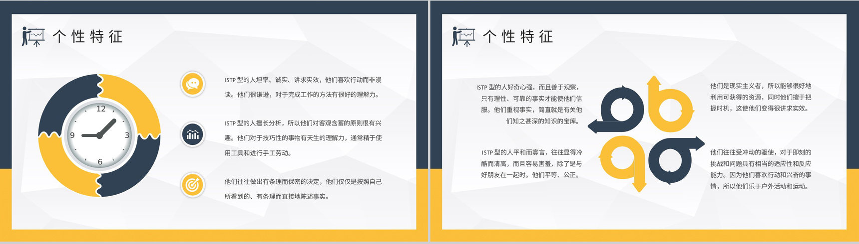 MBTI性格分析ISTP型人格特点说明工作中的优劣势总结PPT模板-3