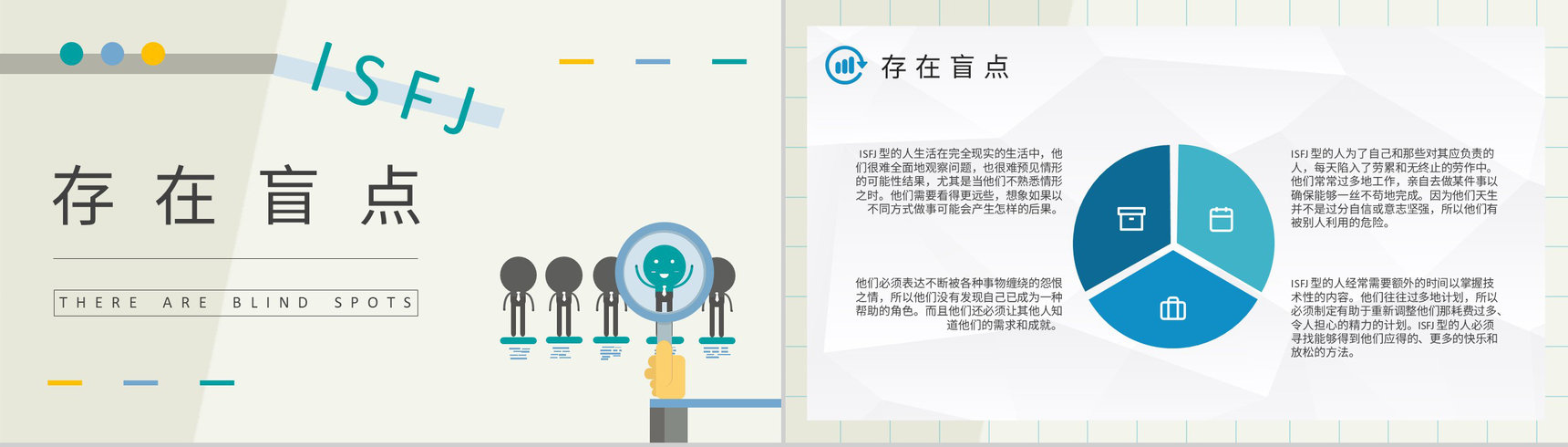 员工个性判断和分析MBTI性格分析ISFJ工作中的优势和劣势说明PPT模板-4