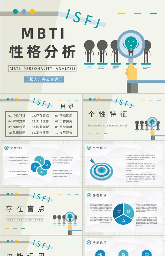 员工个性判断和分析MBTI性格分析ISF