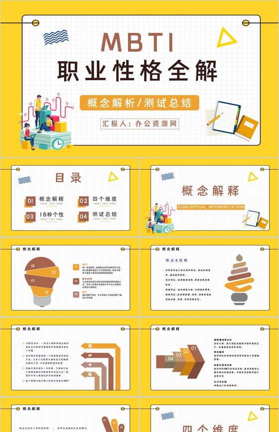 MBTI16种人格测试个人职业性格全解概