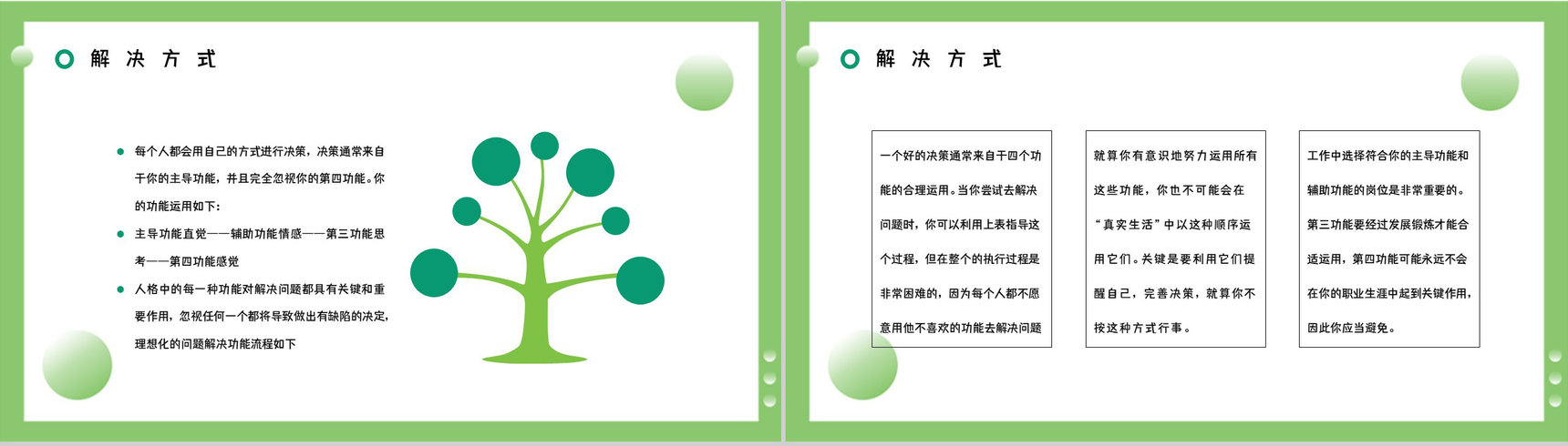 职业人格评估测试MBTI职业性格分析总结INFP工作优势劣势汇报PPT模板-8