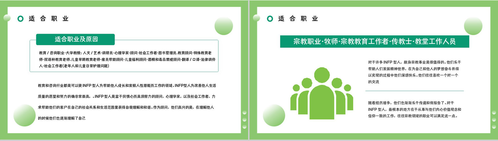 职业人格评估测试MBTI职业性格分析总结INFP工作优势劣势汇报PPT模板-16