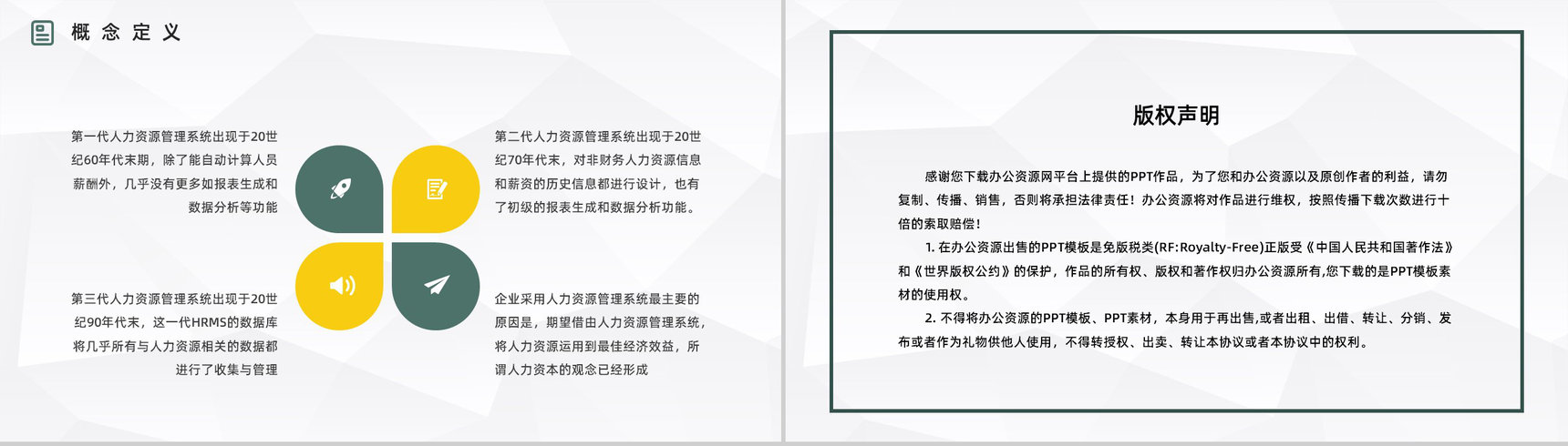 公司员工人力资源六大板块关系详解人事行政部门技能提升管理学习PPT模板-11