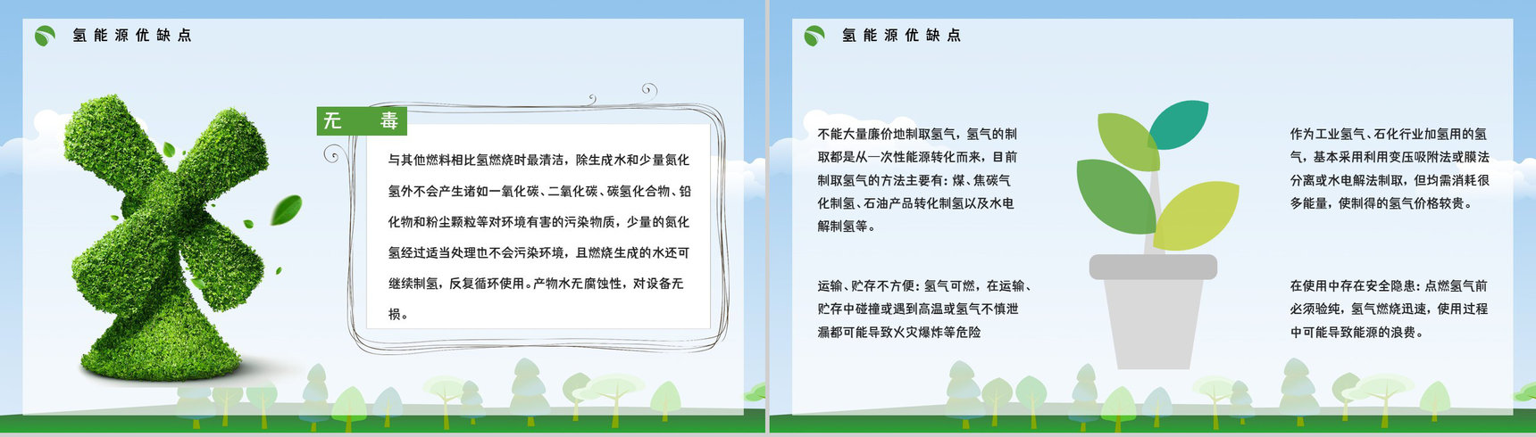 氢能源的优缺点分析新能源的应用前景氢能源汽车发展情况分析PPT模板-8