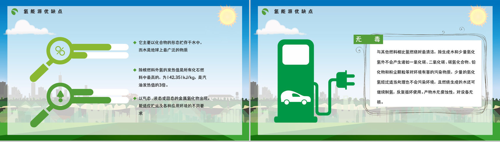 氢能源知识学习培训国家新能源技术发展前景分析论文报告PPT模板-7