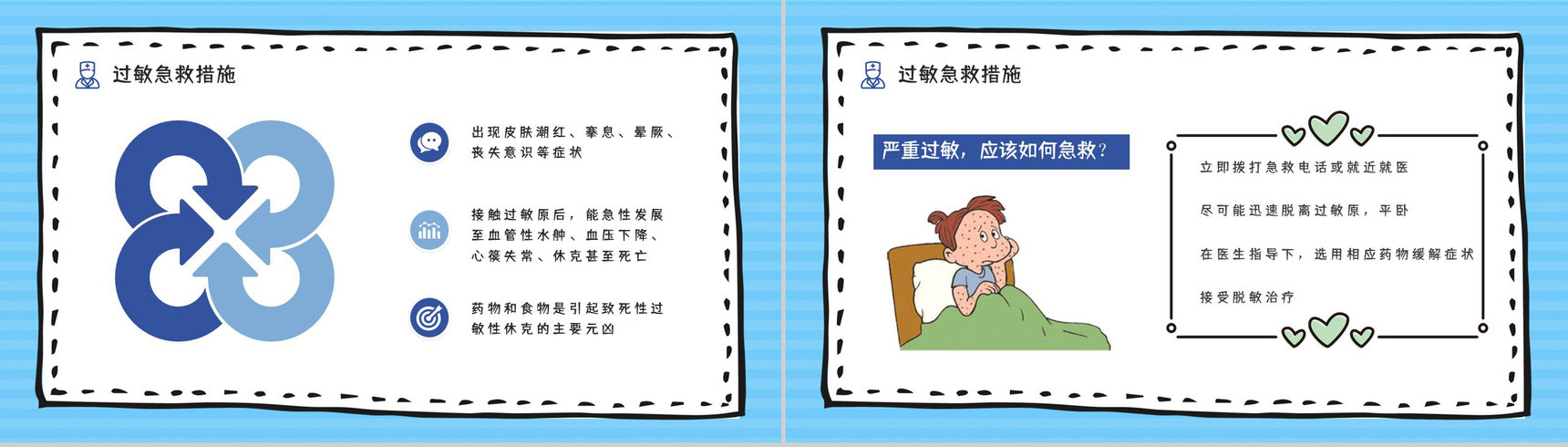 医疗健康过敏急救措施培训过敏的应急处理方法学习培训PPT模板-8