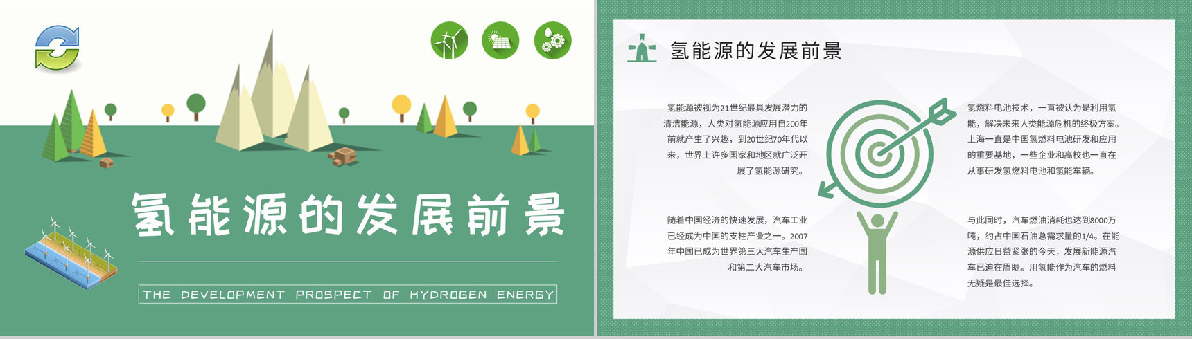 氢能源的应用知识介绍氢能领域发展现状分析PPT模板-4