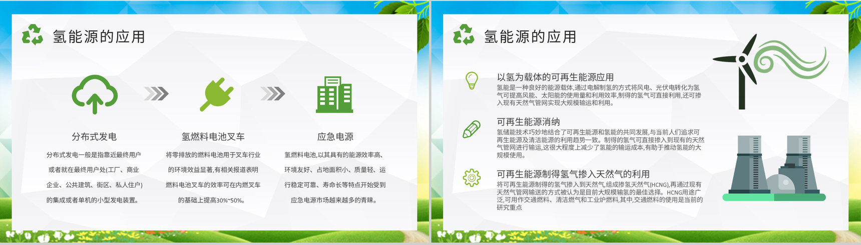 氢能源基础知识学习城市环保措施实施工作汇报PPT模板-9