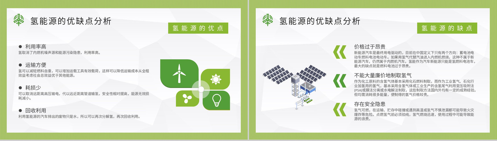 新能源开发利用知识学习氢能源的发展前景介绍PPT模板-7