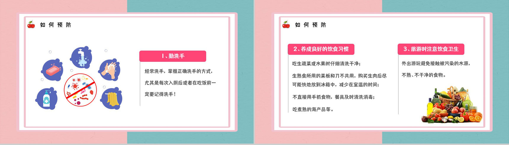 夏季疾病预防腹泻的症状及治疗措施健康宣传活动小结PPT模板-3