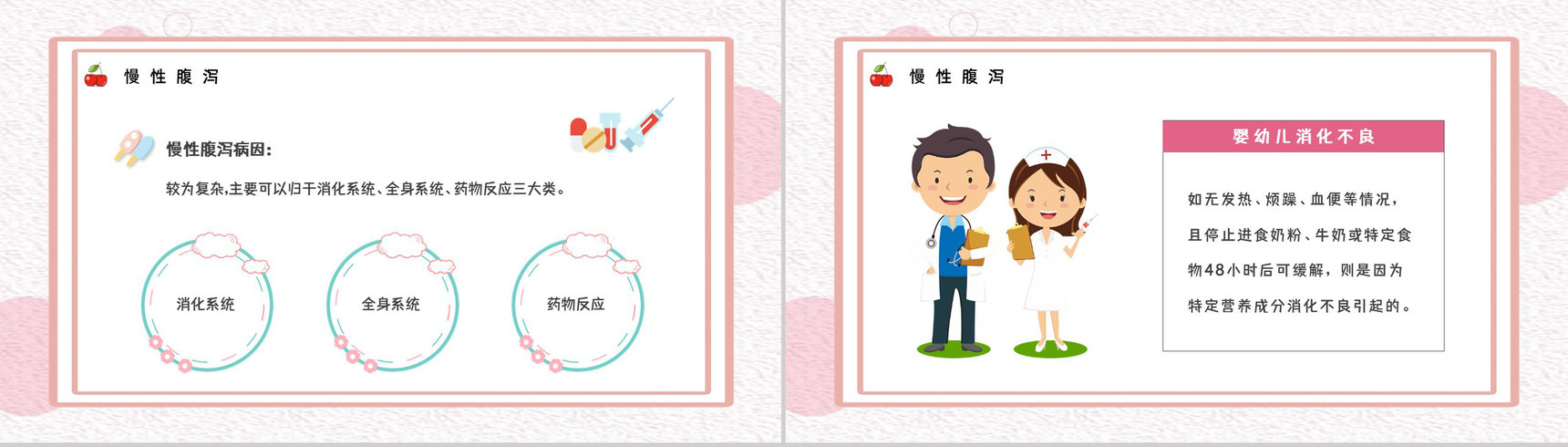 医疗护理培训儿童夏季腹泻情况讲解及治疗方法学习宣传讲座PPT模板-9